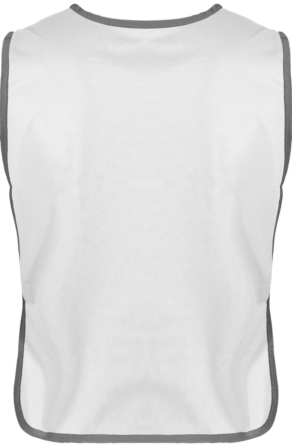 Chasuble a bordure reflechissante dos White