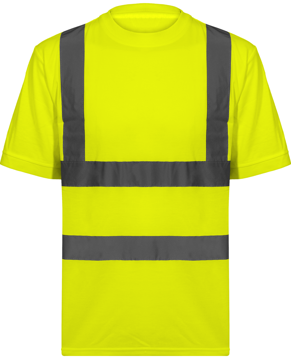 Tee-Shirt Réfléchissant Haute Visibilité | Broderie Et Impression Hi Vis Yellow