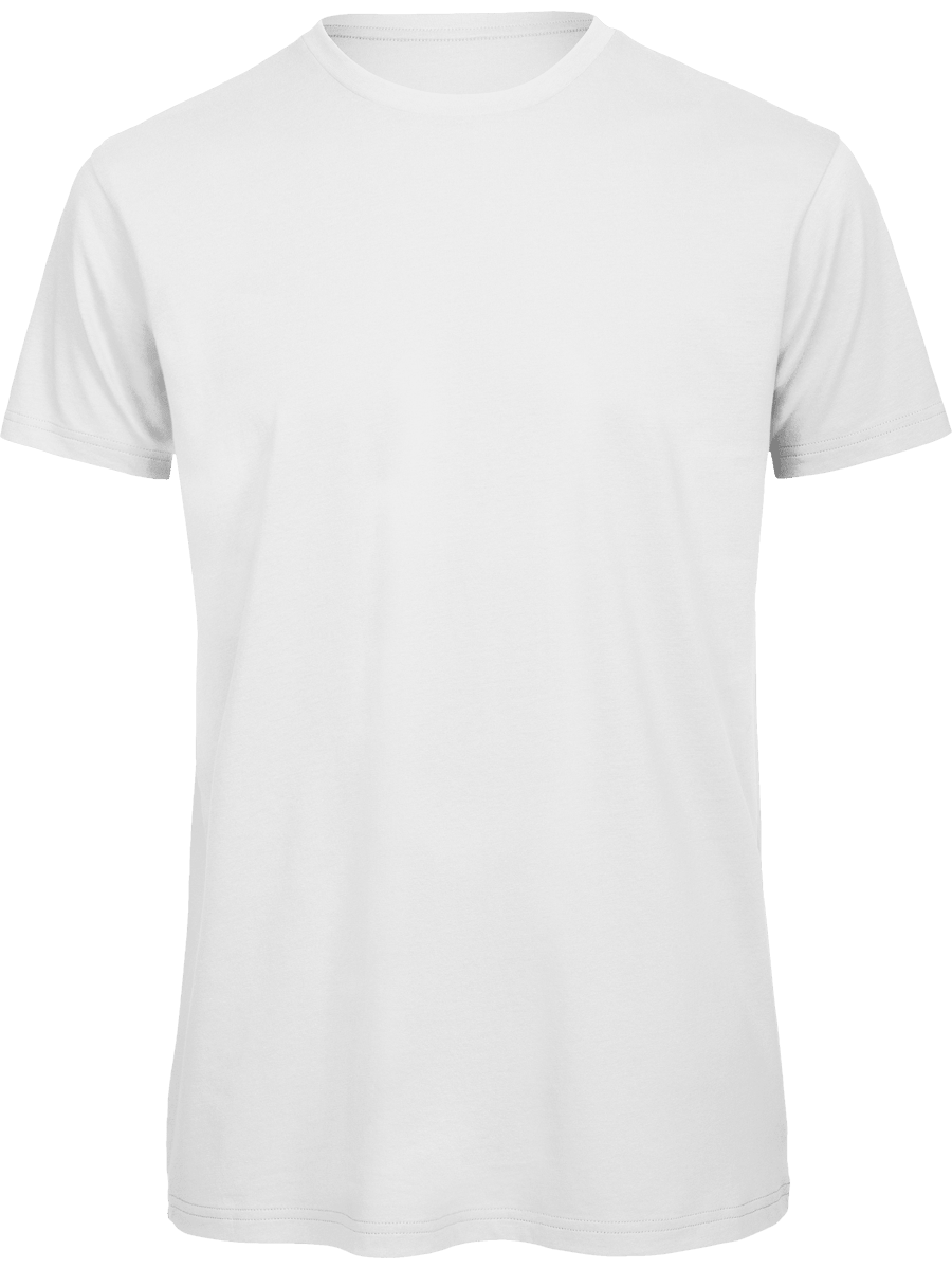 T-Shirt Basique Homme | Col Rond 140G | Broderie Et Impression  White
