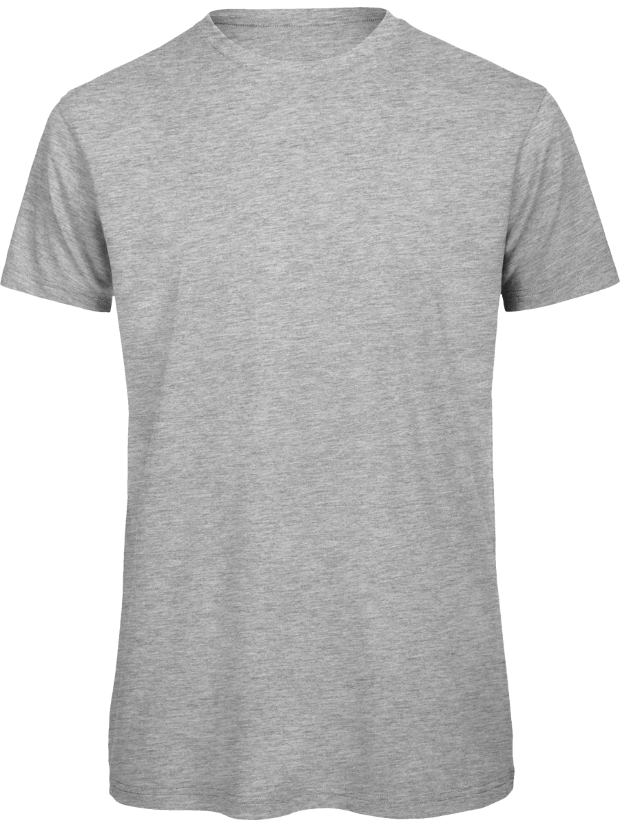 T-Shirt Basique Homme | Col Rond 140G | Broderie Et Impression  Sport Grey