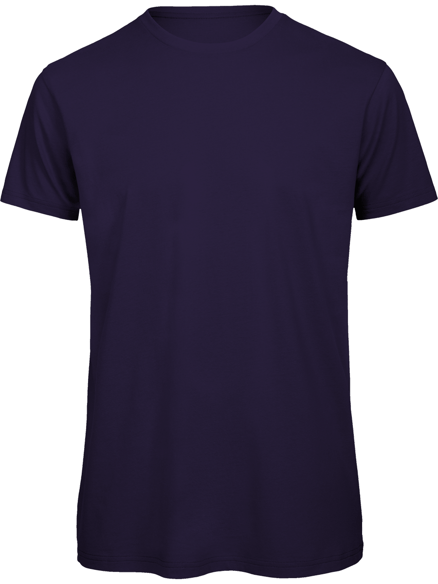 T-Shirt Basique Homme | Col Rond 140G | Broderie Et Impression  Urban Purple