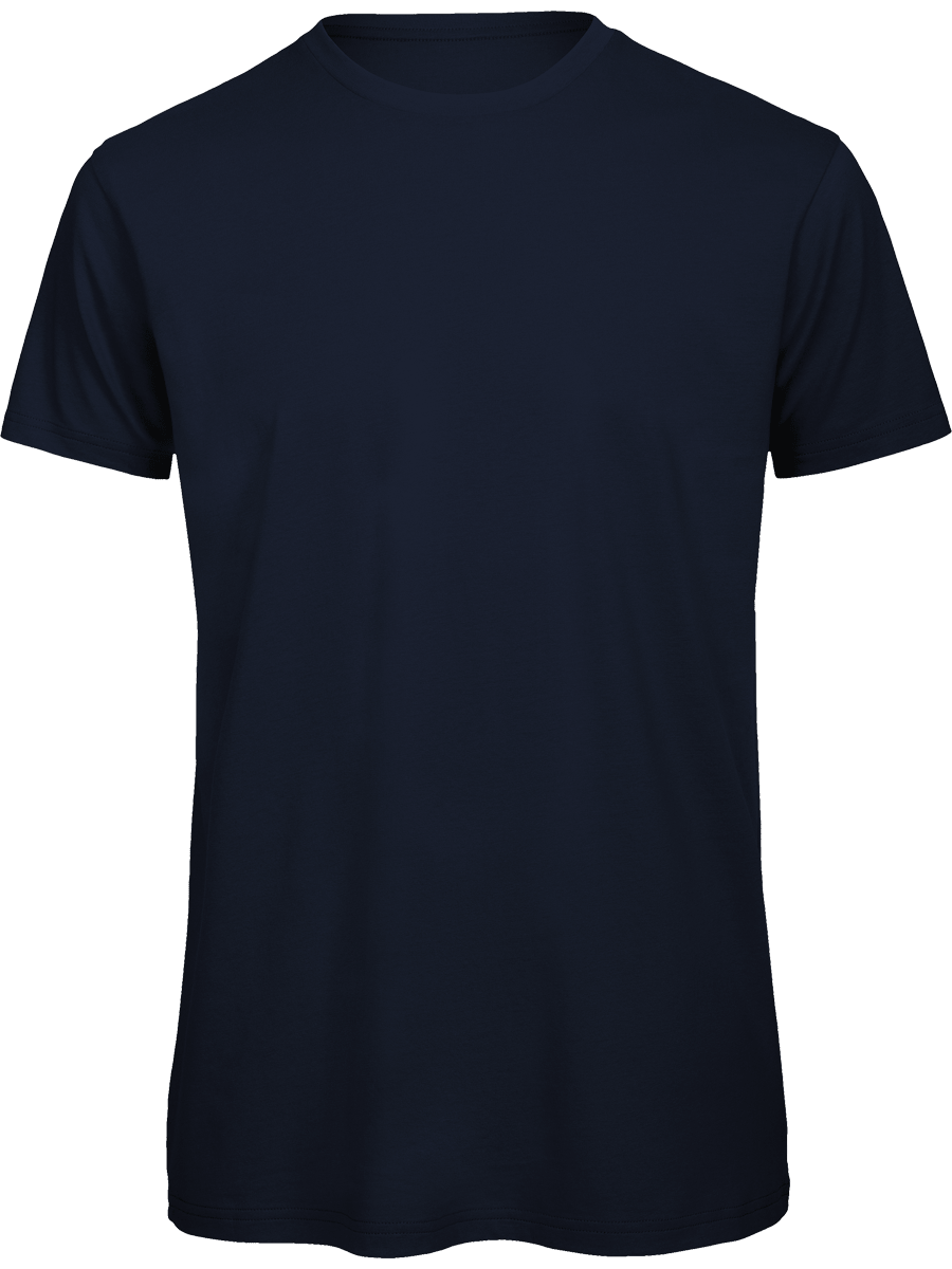 T-Shirt Basique Homme | Col Rond 140G | Broderie Et Impression  Navy