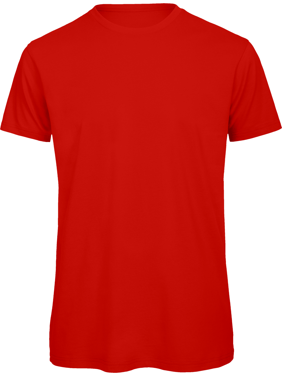 T-Shirt Basique Homme | Col Rond 140G | Broderie Et Impression  Red
