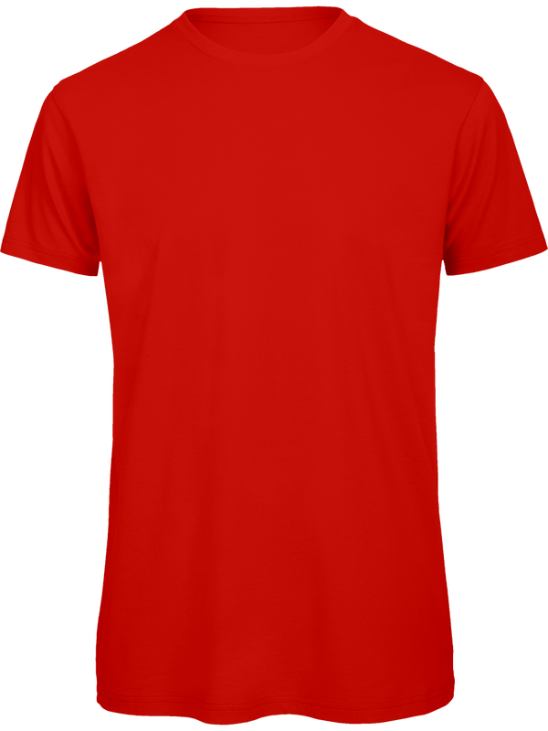 T-Shirt Basique Homme | Col Rond 140G | Broderie Et Impression  Red