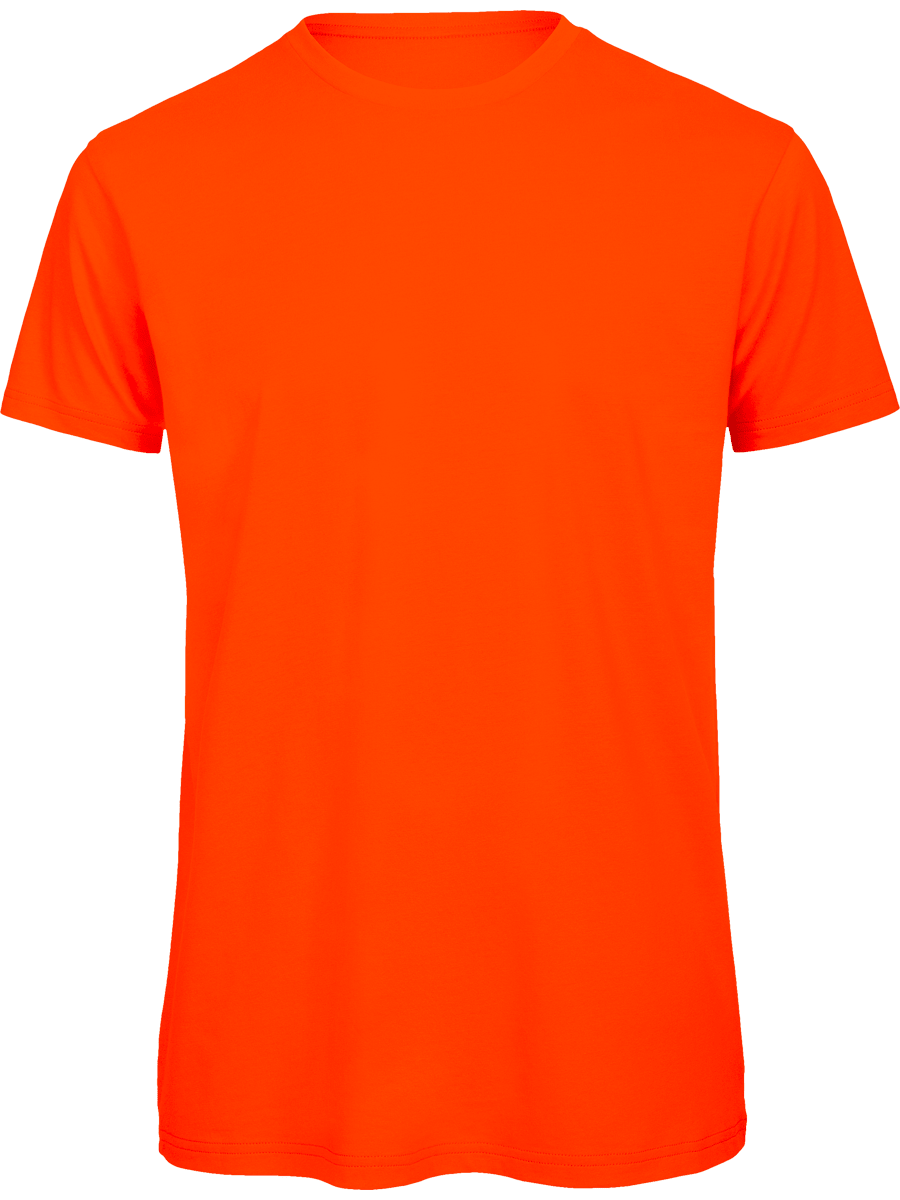 T-Shirt Basique Homme | Col Rond 140G | Broderie Et Impression  Urban Orange