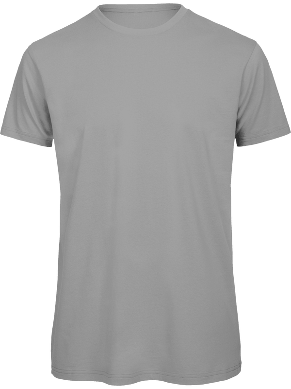 T-Shirt Basique Homme | Col Rond 140G | Broderie Et Impression  Light Grey