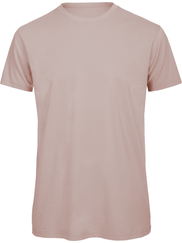 T-Shirt Basique Homme | Col Rond 140G | Broderie Et Impression  Millennial Pink