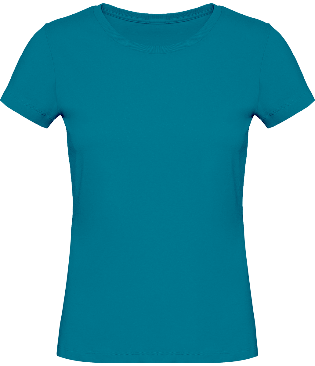 T-Shirt Basique Femme | Col Rond 140G | Broderie Et Impression  Atoll