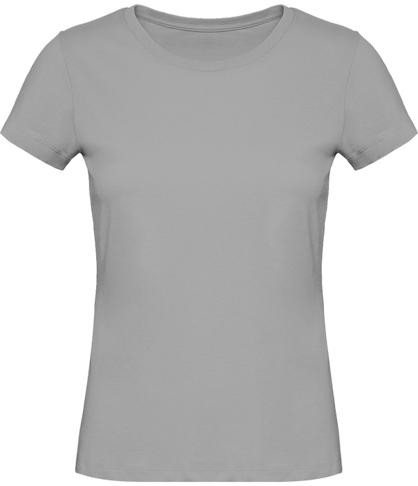 Camiseta Original Cuello Redondo Mujer 140 Gr Light Grey