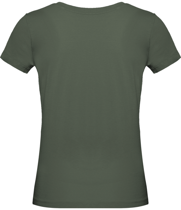 Tee shirt originale col rond femme 140 gr dos Millennial Khaki