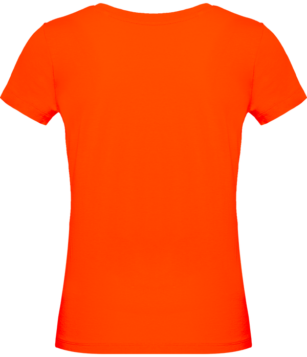 Tee shirt originale col rond femme 140 gr dos Orange