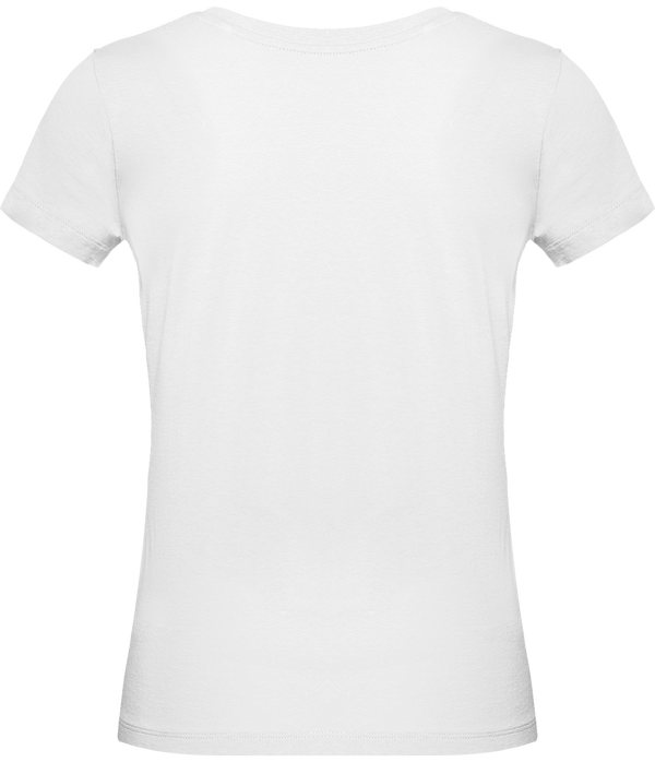 Tee shirt originale col rond femme 140 gr dos White