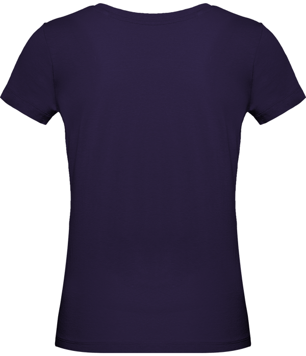 Tee shirt originale col rond femme 140 gr dos Urban Purple