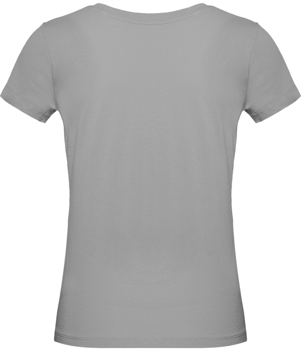 Tee shirt originale col rond femme 140 gr dos Light Grey