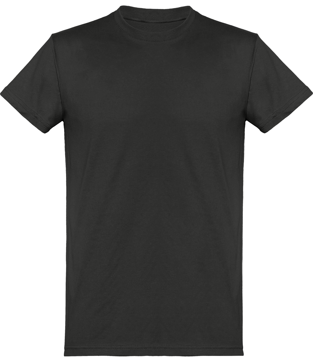 Tee-Shirt Homme Bio | Brodé Et Imprimé  Dark Grey