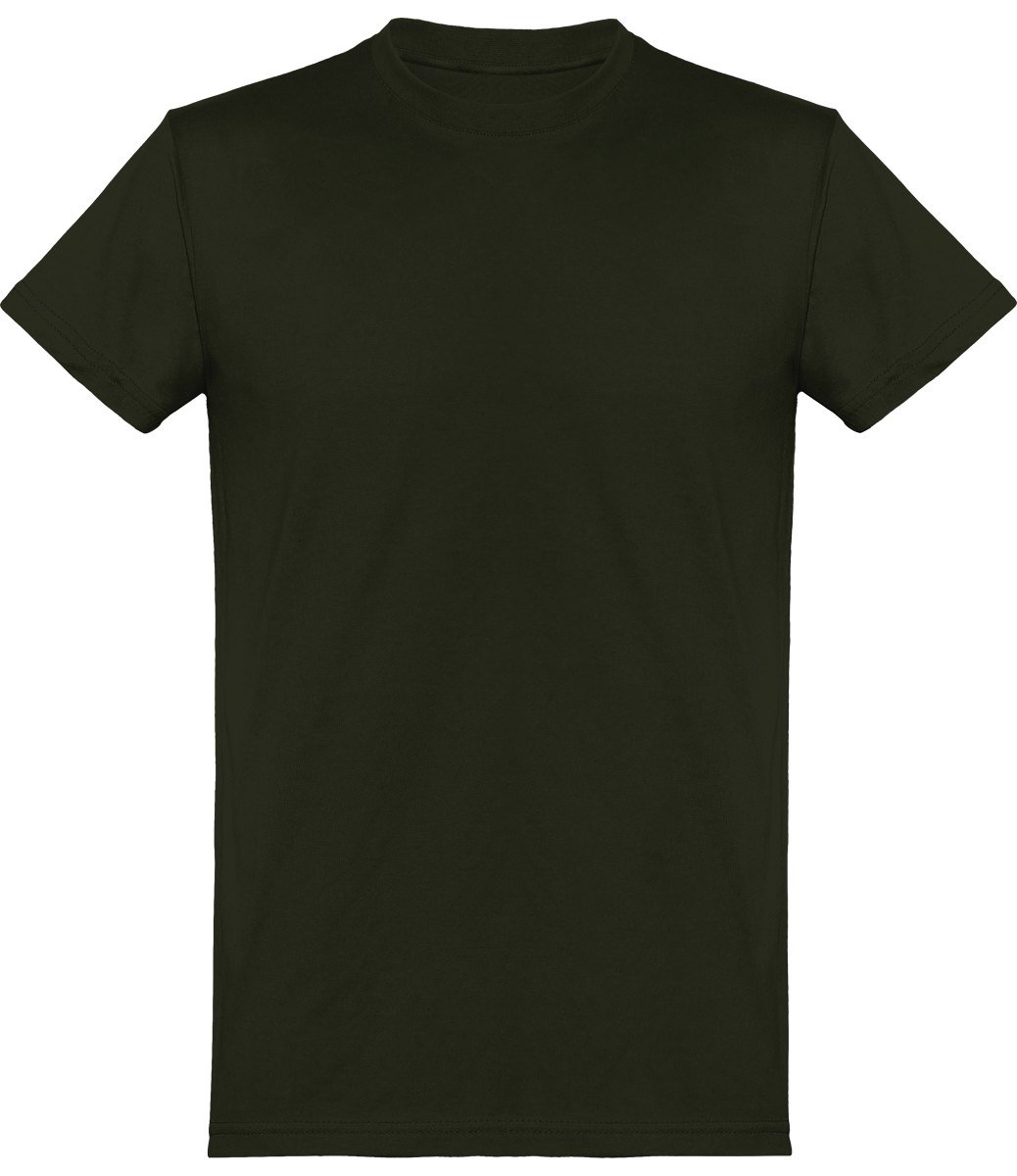 Tee-Shirt Homme Bio | Brodé Et Imprimé  Urban Khaki