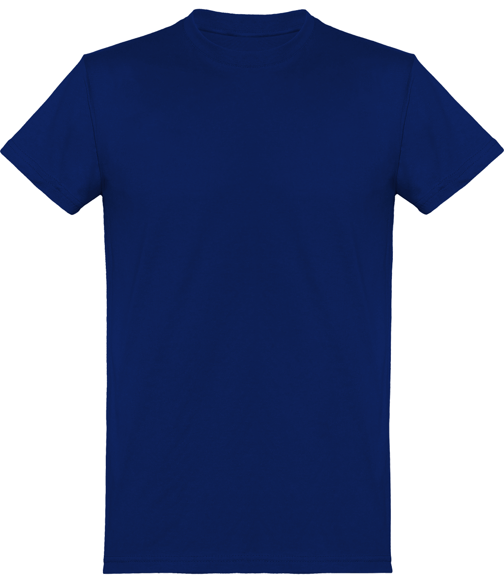 Tee-Shirt Homme Bio | Brodé Et Imprimé  Cobalt Blue
