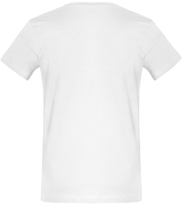 Tee shirt bio homme inspire plus dos White