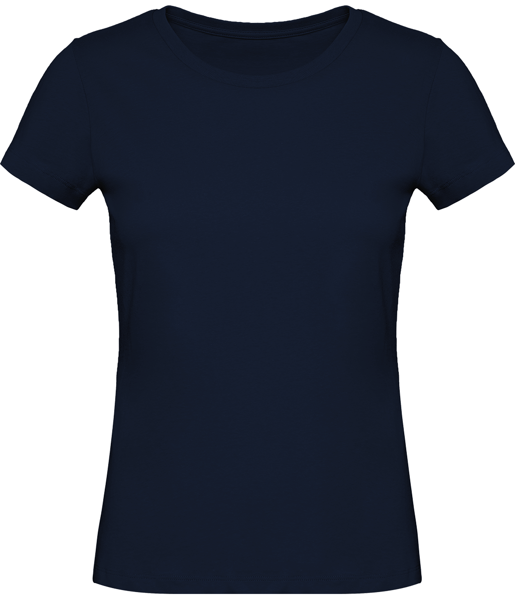 Tee-Shirt Femme Bio | Brodé Et Imprimé  Urban Navy
