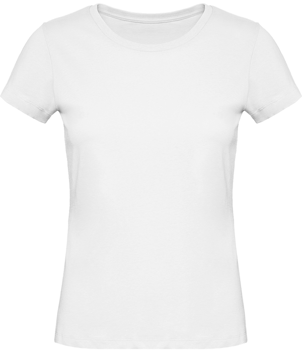 Tee shirt bio femme inspire plus face White