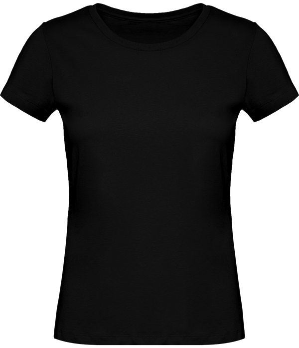 Bio Damen T-Shirt | Bestickt Und Bedruckt Black