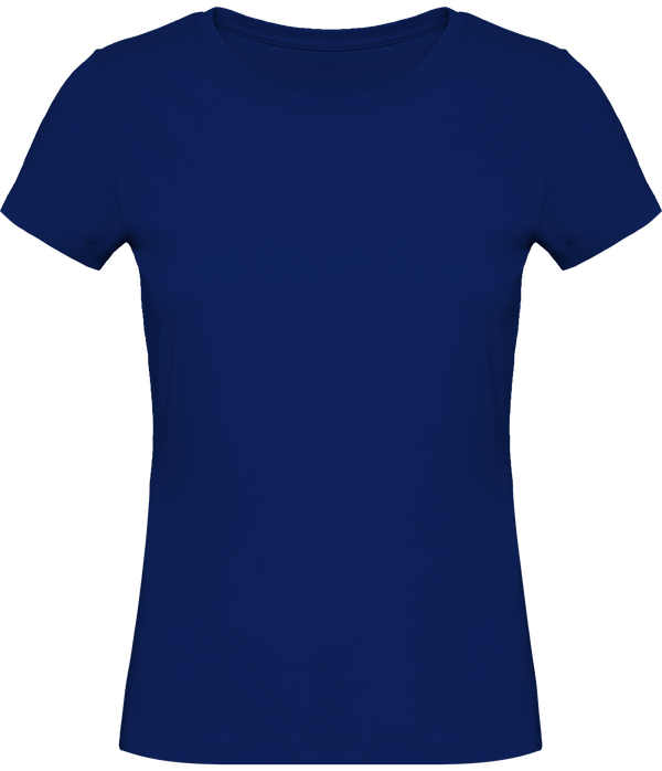 Bio Damen T-Shirt | Bestickt Und Bedruckt Cobalt Blue