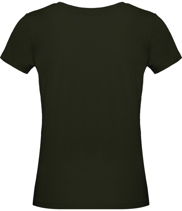 Tee shirt bio femme inspire plus dos Urban Khaki