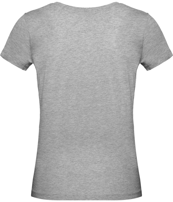 Tee shirt bio femme inspire plus dos Sport Grey