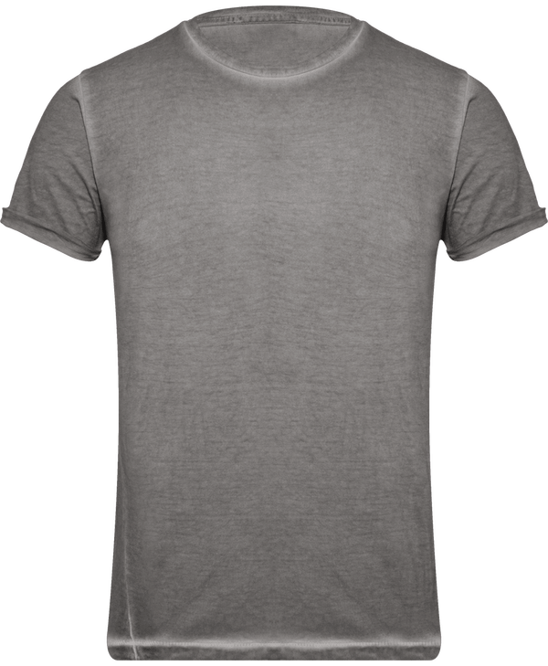 Tee shirt homme delave face Grey Clash