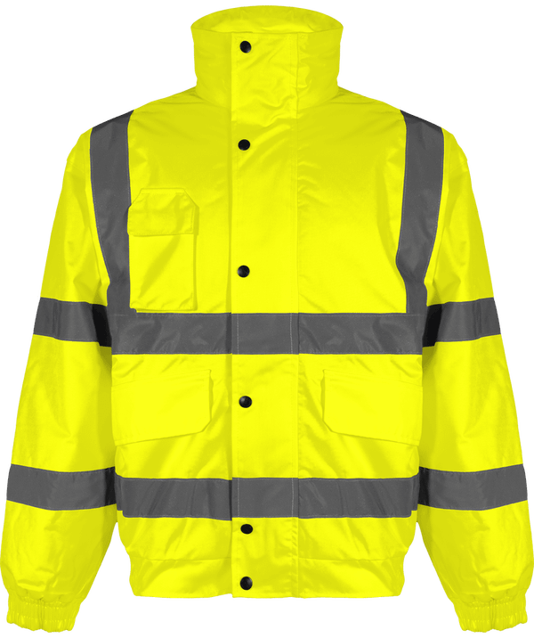 Blouson De Travail Haute Visibilité | Broderie Et Impression | Tunetoo Hi Vis Yellow