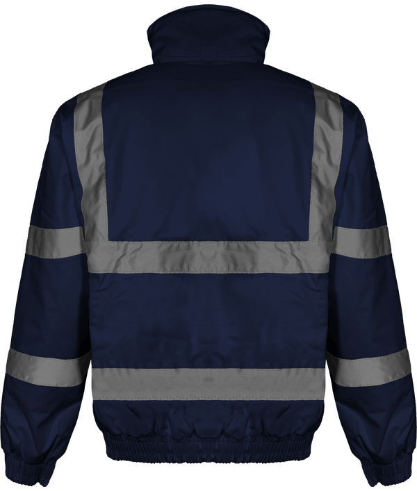 Blouson haute visibilite dos Navy