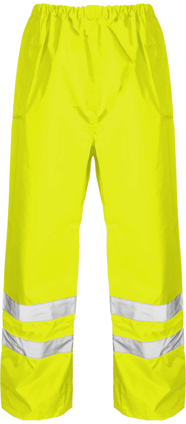 High-Vis Wasserdichte Überhose | Stickerei Und Druck Hi Vis Yellow