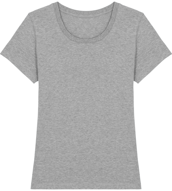 Tee shirt ajuste femme stella expresser face Heather Grey