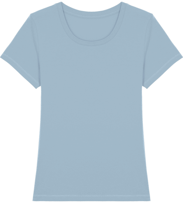 Tee shirt ajuste femme stella expresser face Sky blue