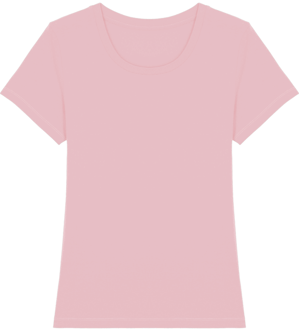 Tee shirt ajuste femme stella expresser face Cotton Pink