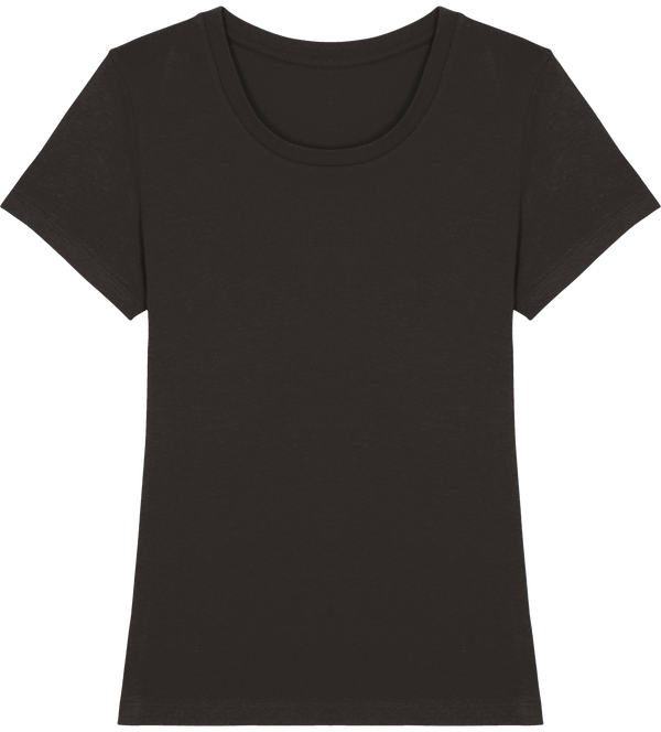 Tee shirt ajuste femme stella expresser face Deep Chocolate