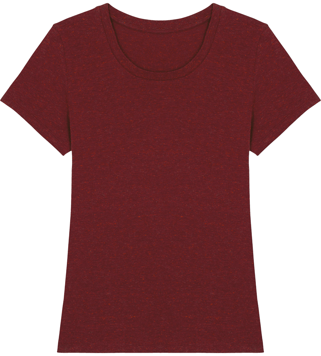 Tee shirt ajuste femme stella expresser face Heather Neppy Burgundy