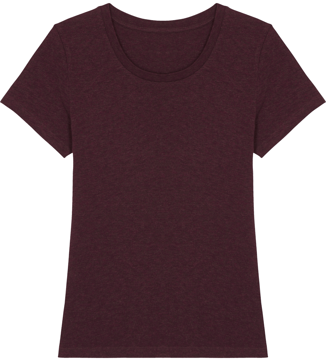 Tee shirt ajuste femme stella expresser face Heather Grape Red