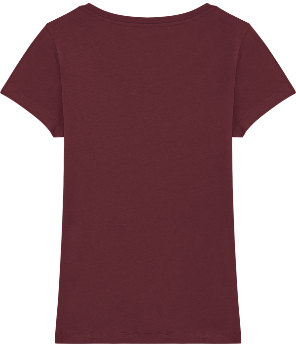 Tee shirt ajuste femme stella expresser dos Burgundy