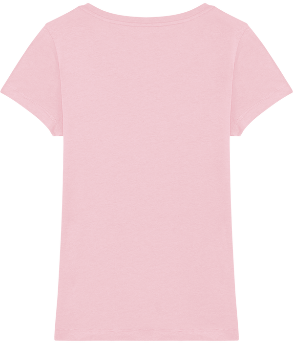 Tee shirt ajuste femme stella expresser dos Cotton Pink