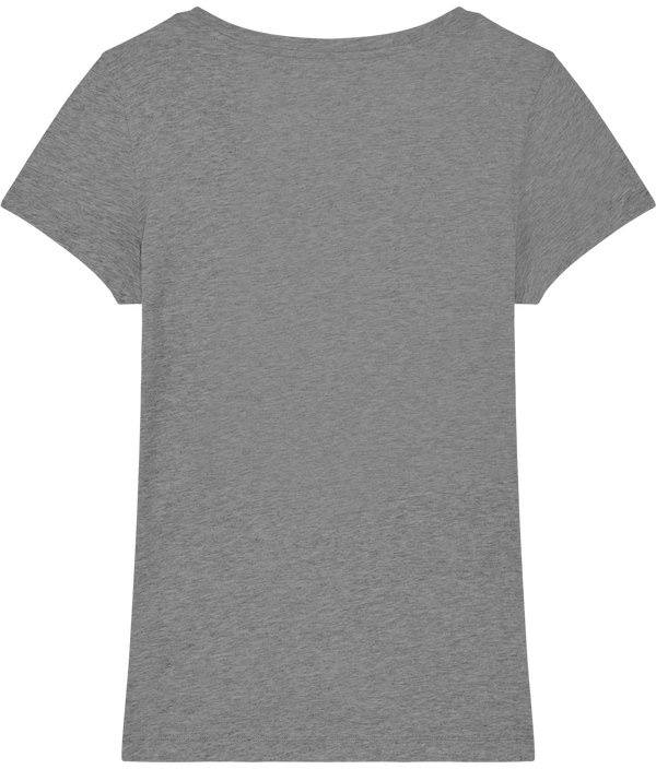 Tee shirt ajuste femme stella expresser dos Mid Heather Grey