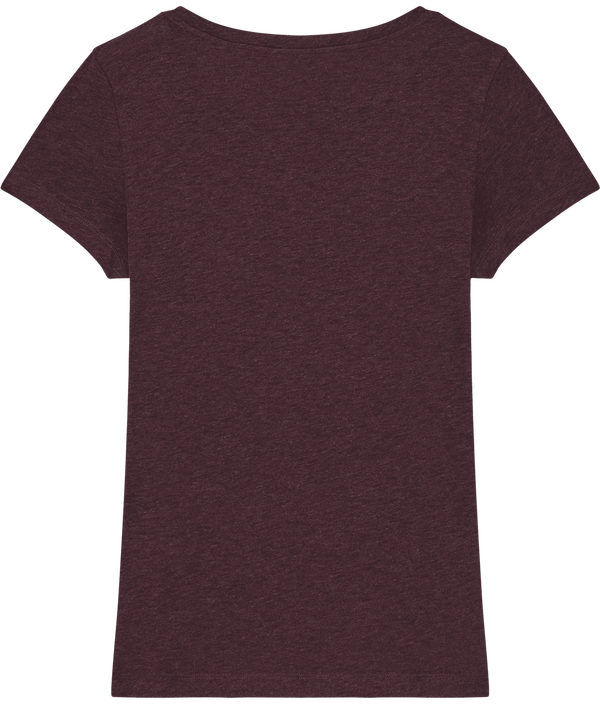 Tee shirt ajuste femme stella expresser dos Heather Grape Red