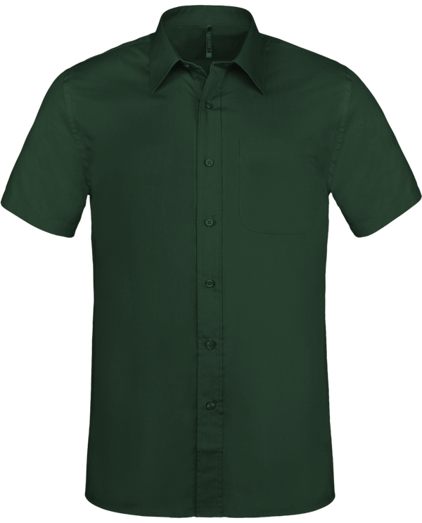 Short Sleeve Shirt Men | Tunetoo Forest Green