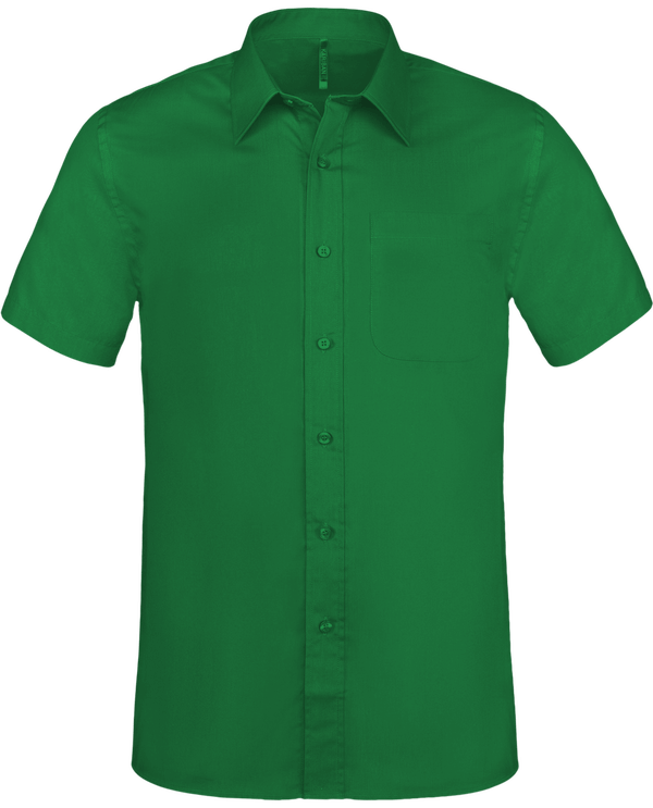 Short Sleeve Shirt Men | Tunetoo Kelly Green