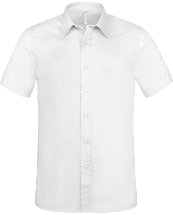 Chemise manches courtes homme plexus White