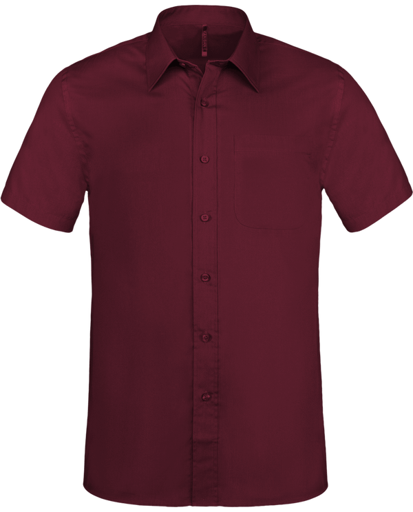 Short Sleeve Shirt Men | Tunetoo Wine