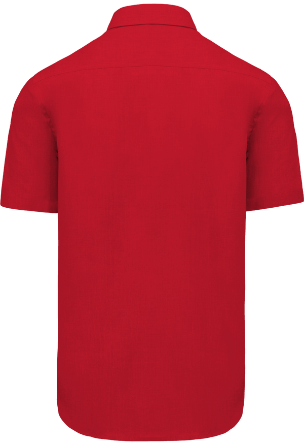 Chemise manches courtes homme dos Classic Red