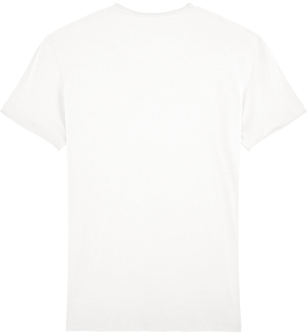 T shirt homme stanley imagines vintage dos Garment Dyed White