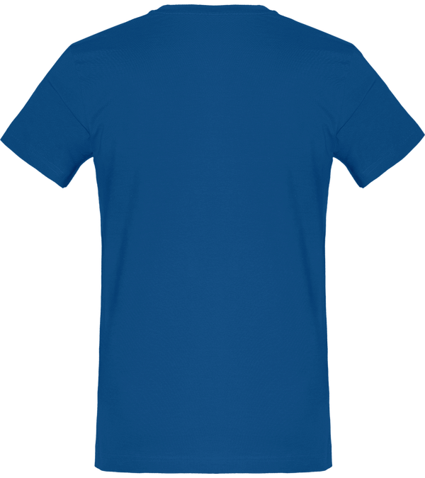 Tee shirt homme col rond manches courtes classique 150 gr dos Royal Blue