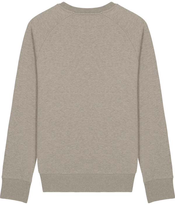 Sweat shirt col rond homme stanley stroller dos Heather Sand